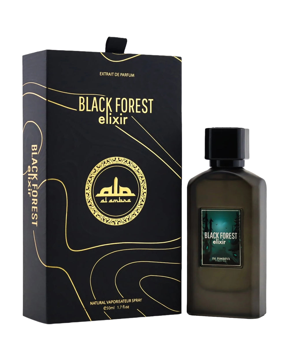 Al Ambra Black Forest Elixir Extrait de Parfum (50ml) – afbeelding 2